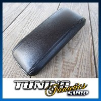 Upgrade Leder Deckel Armlehne Mittelarmlehne Tuning-Fanatics-Shop Naht SCHWARZ