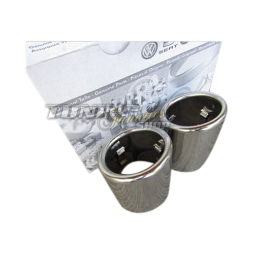 Auto Auspuffblende Quad Design Für Volvo S90 V90 S60 2020 - Edelstahl Endrohr Rahmen