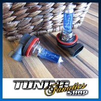 2x Stück Xenon Look Cobalt Blue Birnen H8 35 Watt 6000K Weiss 12V