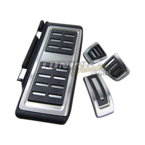 Original Pedale Pedalset Pedalkappen + Fußstütze Schwarz Handschaltung für VW