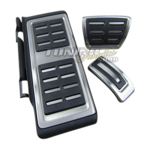 Original Pedale Pedalset Pedalkappen + Fußstütze Schwarz DSG Automatik für VW