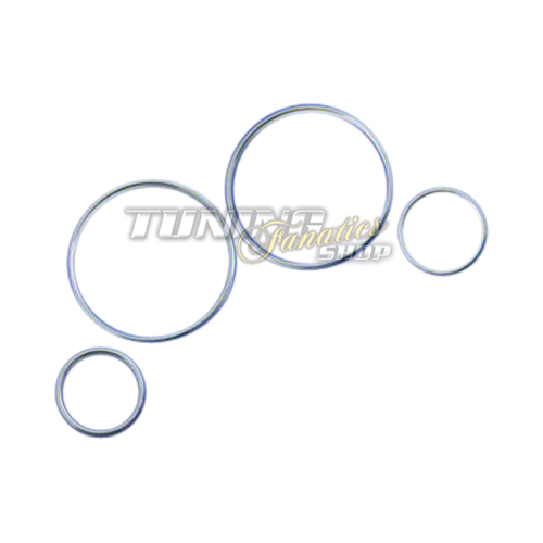 Chrom Chromringe Tacho Ringe Tachochromringe SET für Opel Astra G / Zafira A