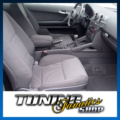 Armlehne Mittelarmlehne MAL für VW Scirocco 3 III Textil - Stoffbezug SCHWARZ