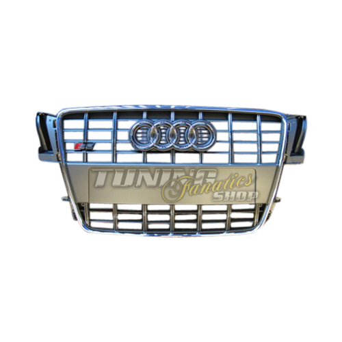 Original S5 Kühlergrill Sportgrill Grill Plantinum Grau für den Audi A5 S5 8T