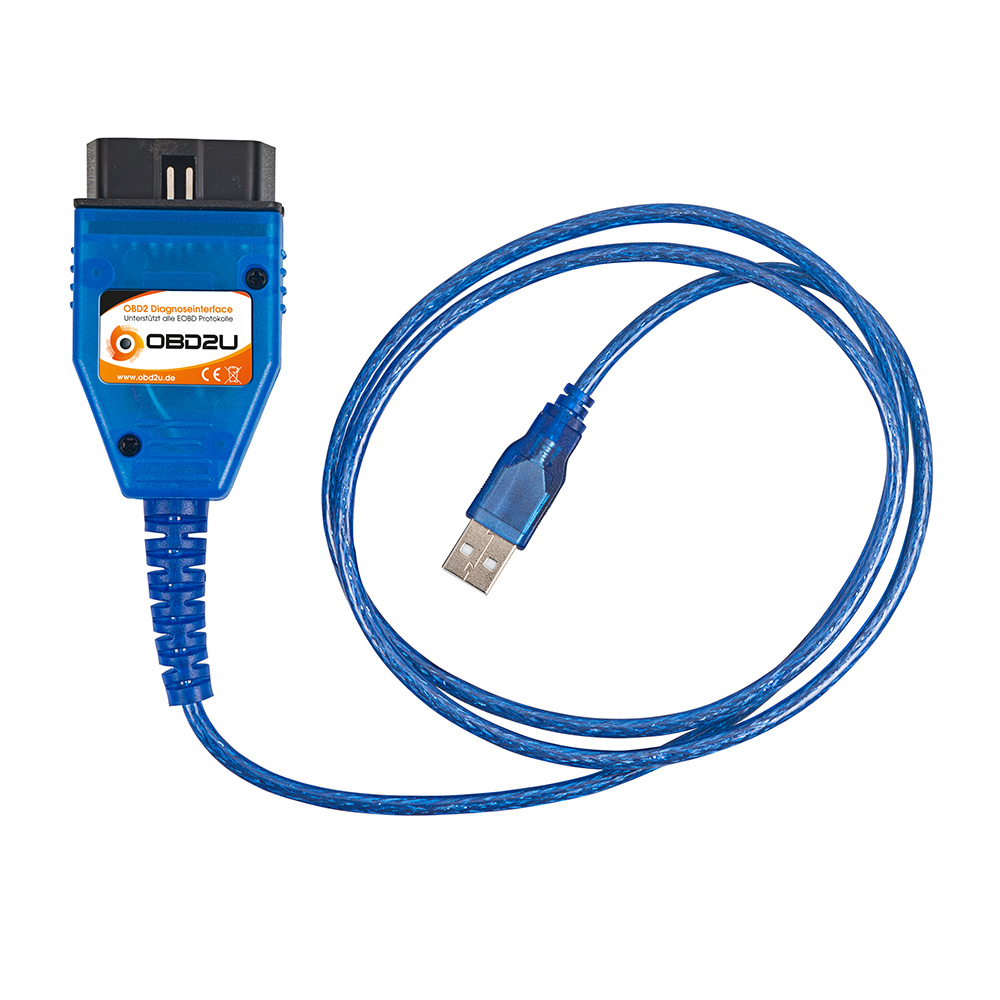 KKL USB OBD Diagnose-Gerät Interface + DEUTSCHE SOFTWARE für VW AUDI SEAT SKODA