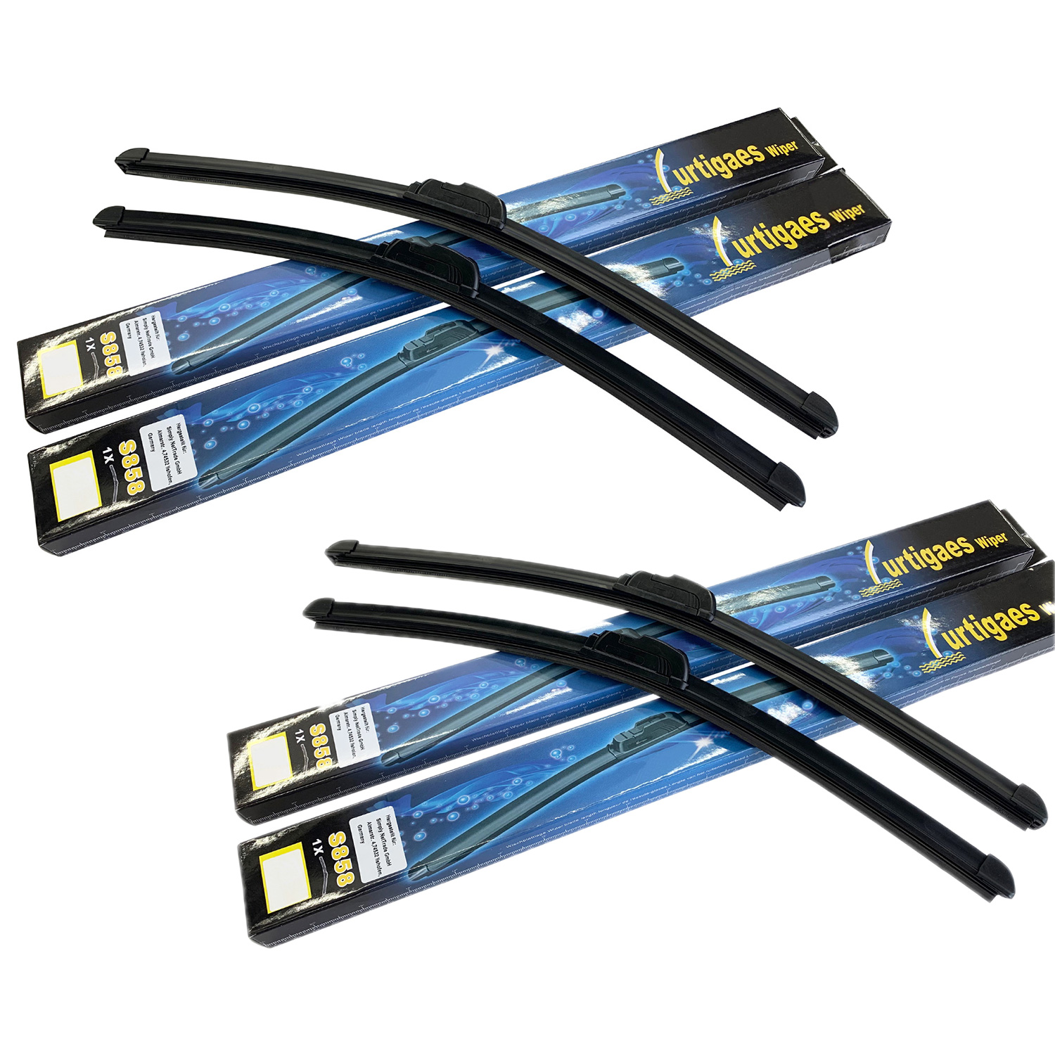DOPPEL PACK Scheibenwischer FLAT 530/475mm für Mitsubishi Colt 5 V
