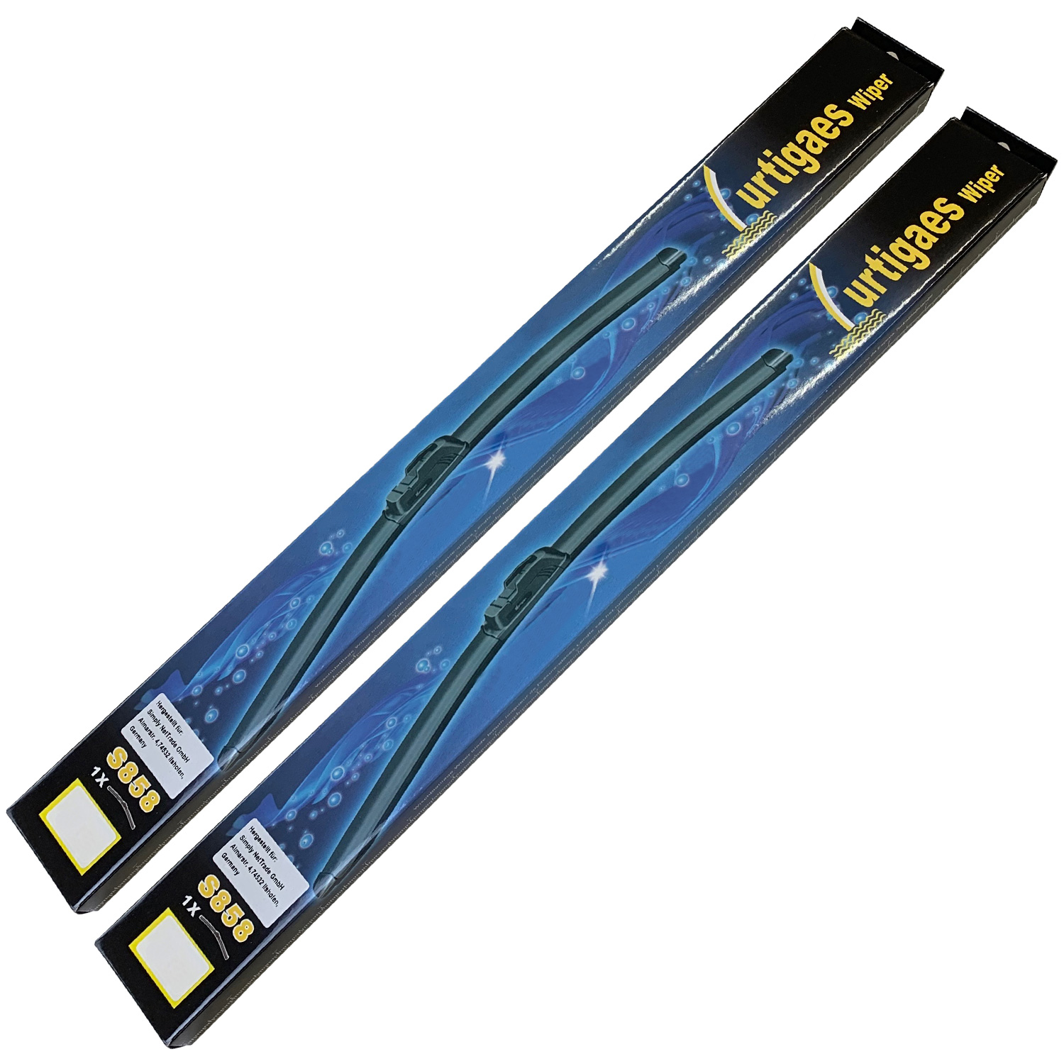 DOPPEL PACK Scheibenwischer FLAT 530/475mm für Mitsubishi Sigma 