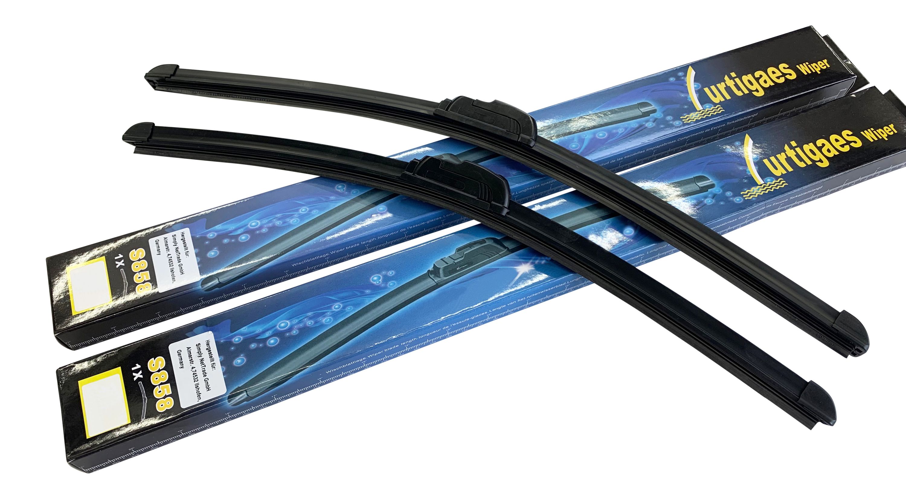 DOPPEL PACK Scheibenwischer FLAT 475/475mm für Honda CR-X CRX III