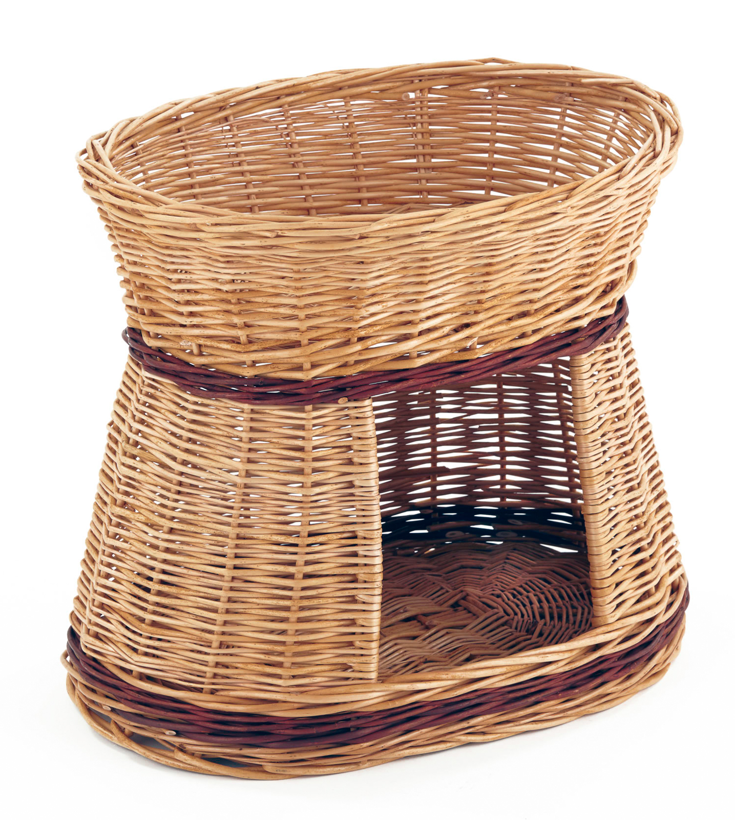 Tigana Pflanzring Aus Weide 40cm - Naturweide Mit Folie Für Blumen & Pflanzen