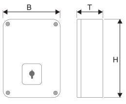 ETIDM wall controller step transformer dimensions
