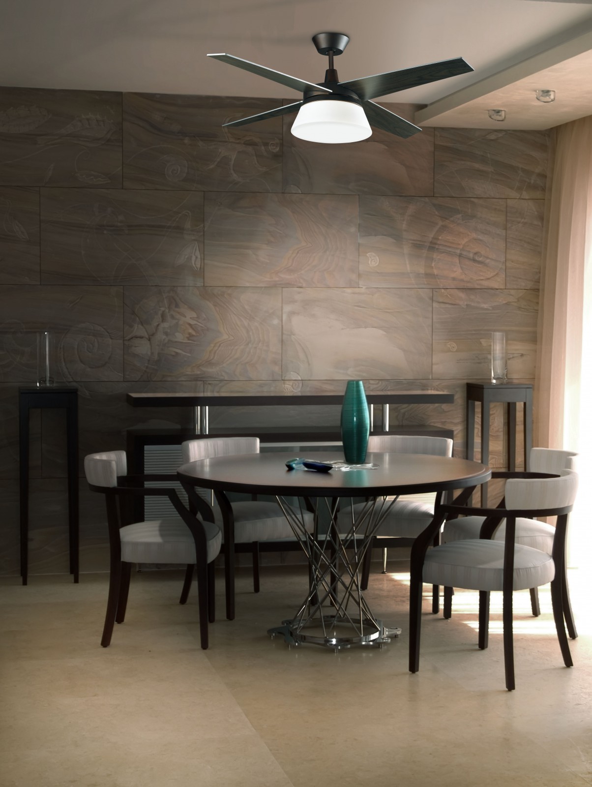 LEDS-C4 design ceiling fan Banus 132 cm 