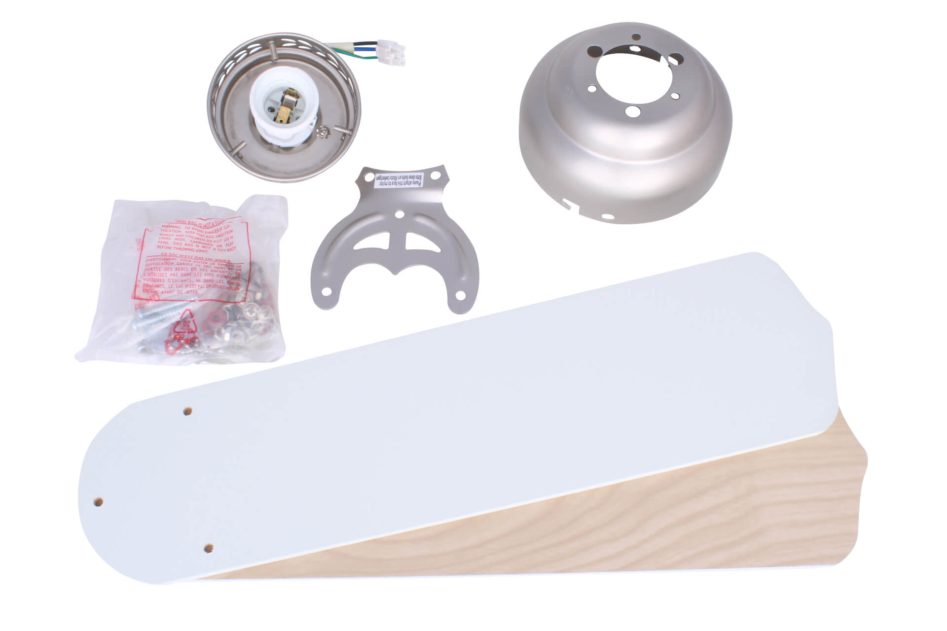Spare parts for ceiling fan 78244 Portland Aluminium Home