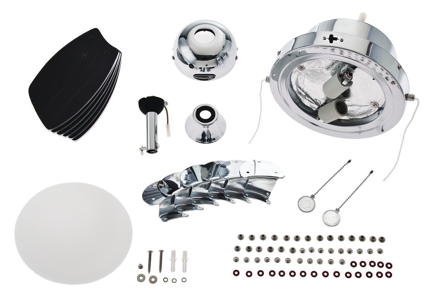 Spare parts for Westinghouse ceiling fan 78631 Quince Chrome Home