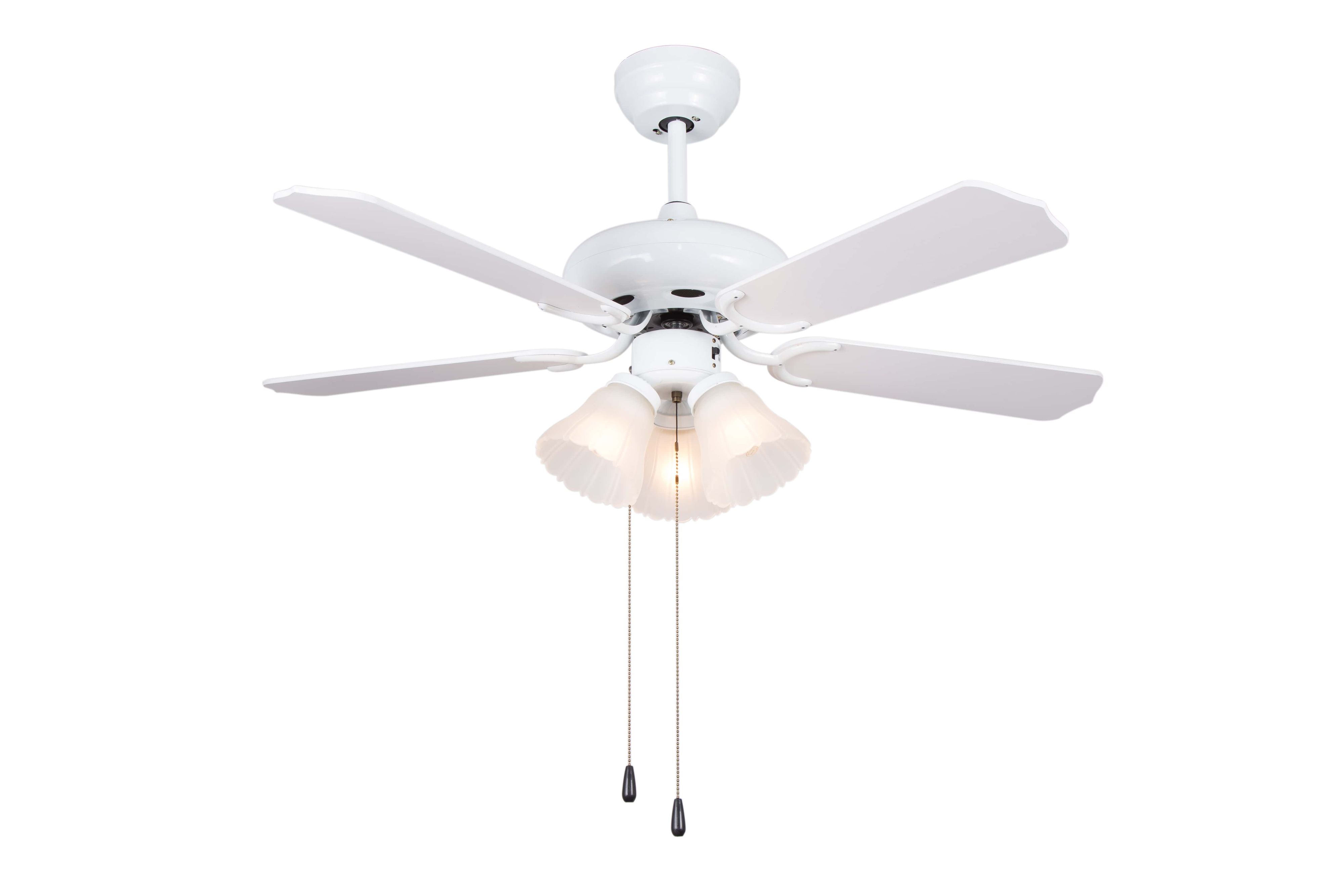 Ceiling Fan Skua 132cm 52 White With Lights Ceiling Fans For