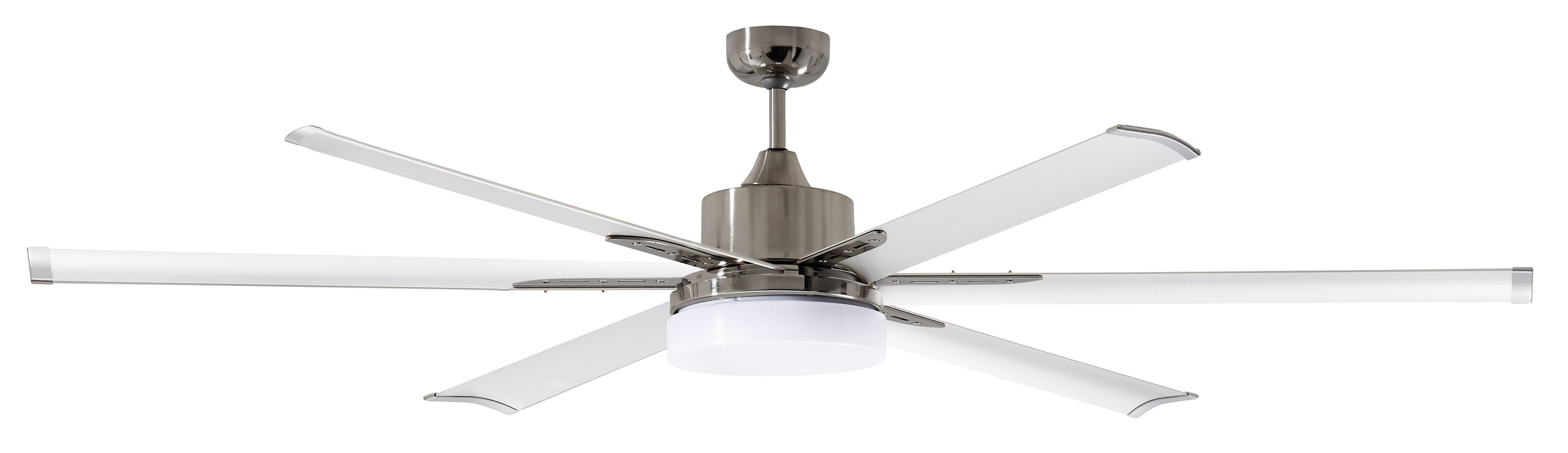 Dc Ceiling Fan Albatross Nickel 182cm 72 With Led Home Commercial Heaters Ventilation Ceiling Fans Uk