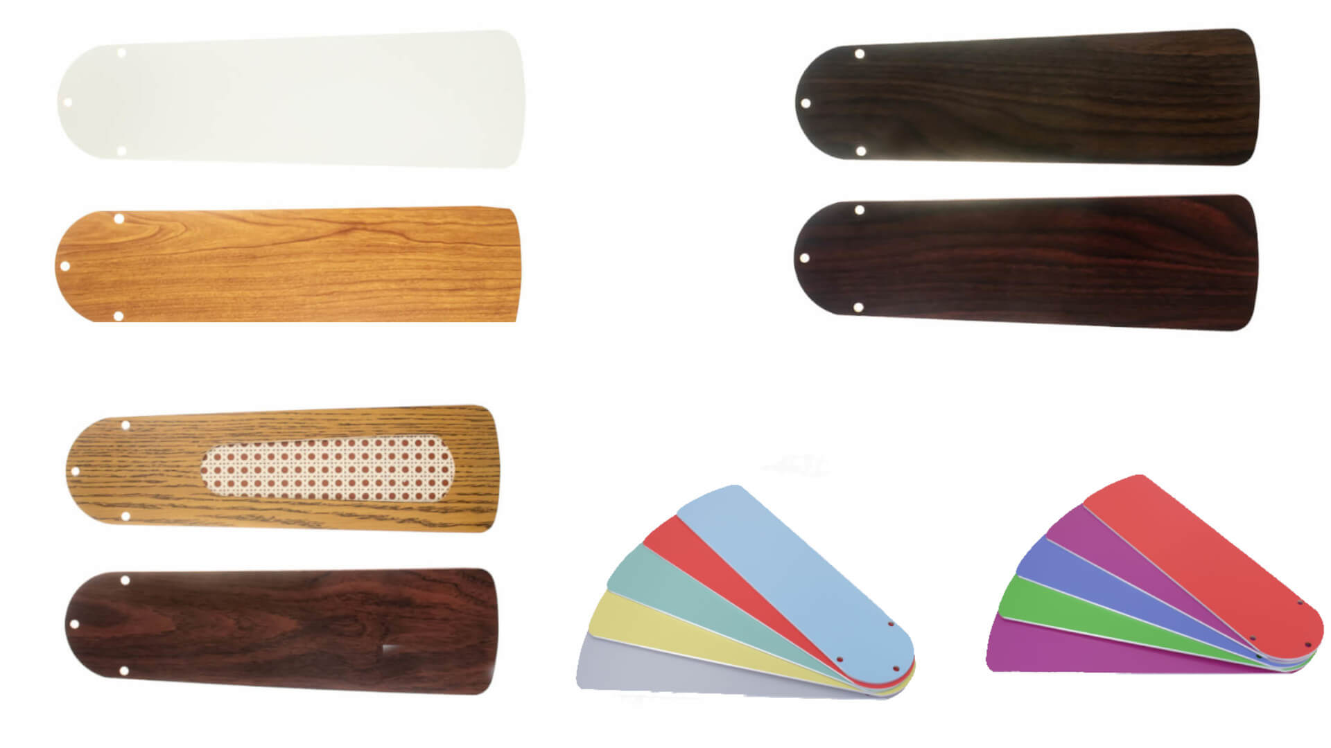 Pepeo ceiling fan blade set Kisa Deluxe 105 cm / 42" Home