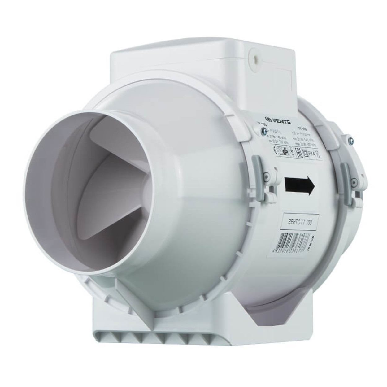 Mixed-flow inline fan range Vents TT 150 up to 520 m³/h IPX4 | Home & Commercial Heaters, Ventilation & Ceiling Fans |