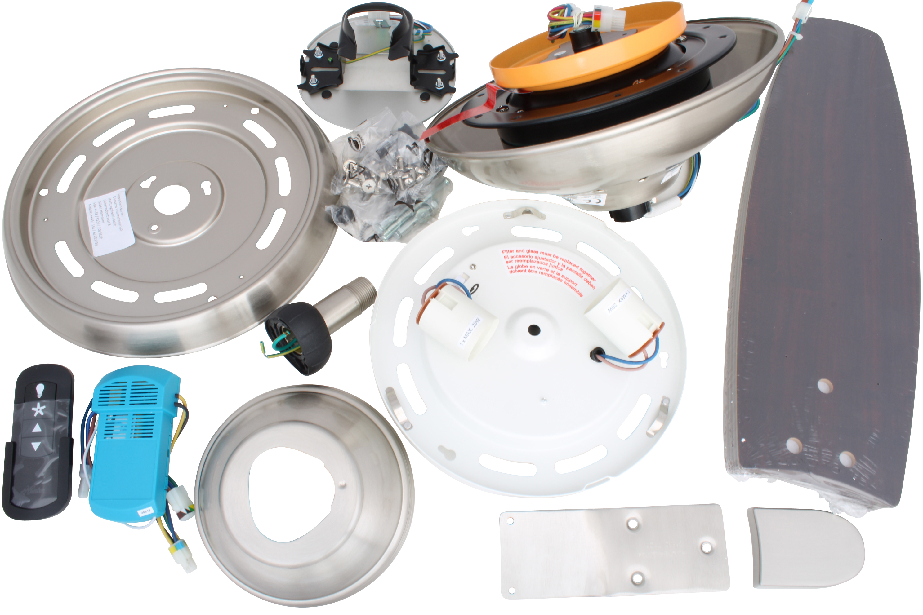 Spare parts for ceiling fan 50612 Contempo Chrome Home & Commercial