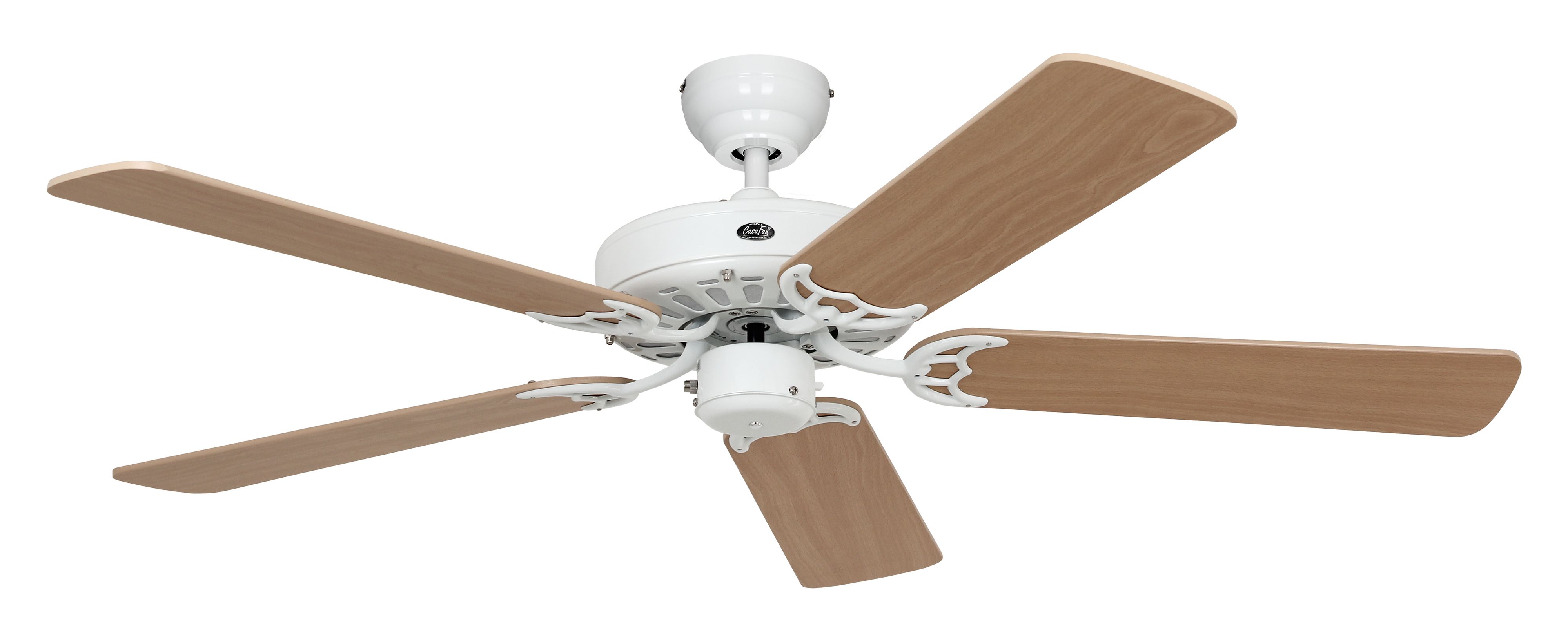 Ceiling fan Classic Royal White / Beech 132 with pull chain Home
