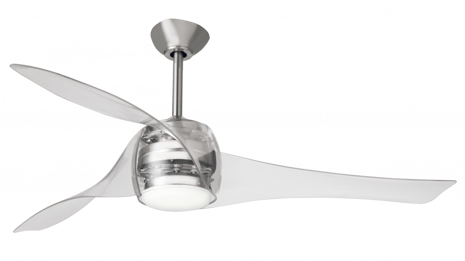 Ceiling Fan Artemis Transparent 147 Cm 58 With Lighting By