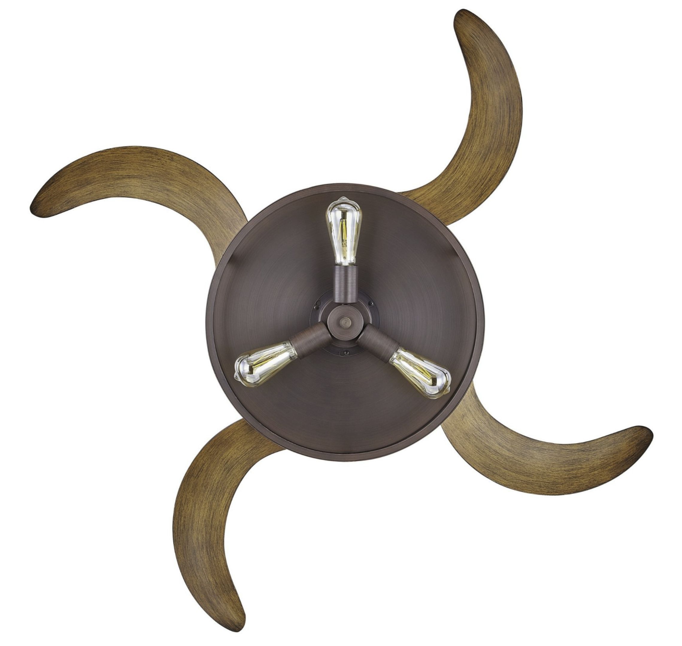 Ventilateur De Plafond Avec Lumière Fanaway Classic - Bronze - Diamètre 122 Cm - Télécommande