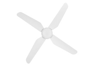 Ventilateur plafond led réversible réglable dia.46 cm avec télécommande blanc