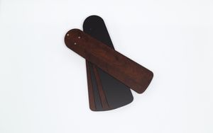 Deckenventilator mit Leuchte und Zugschnur Everett Espresso / Apfelholz