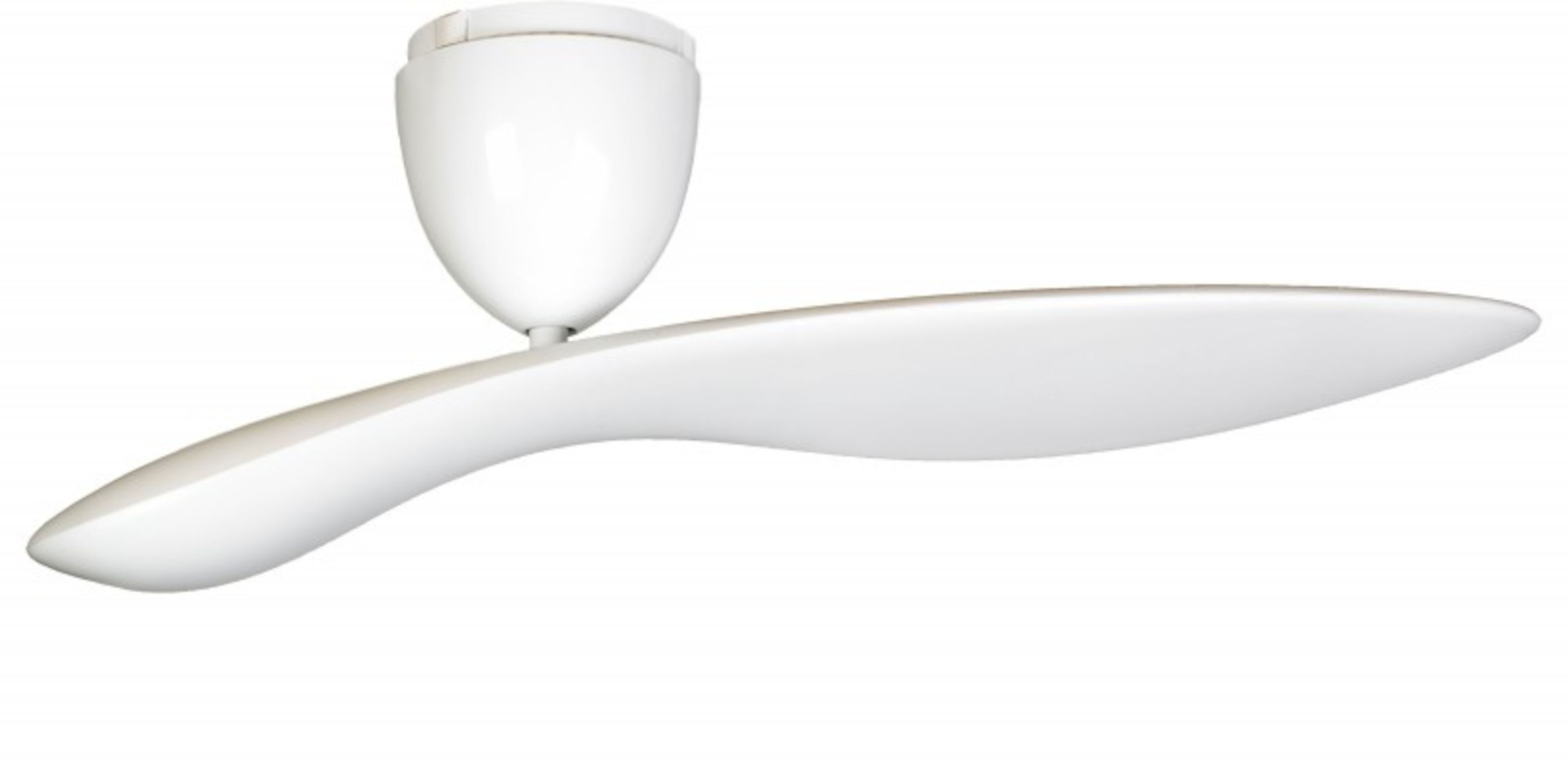 Ceiling fan BLADE White with remote 