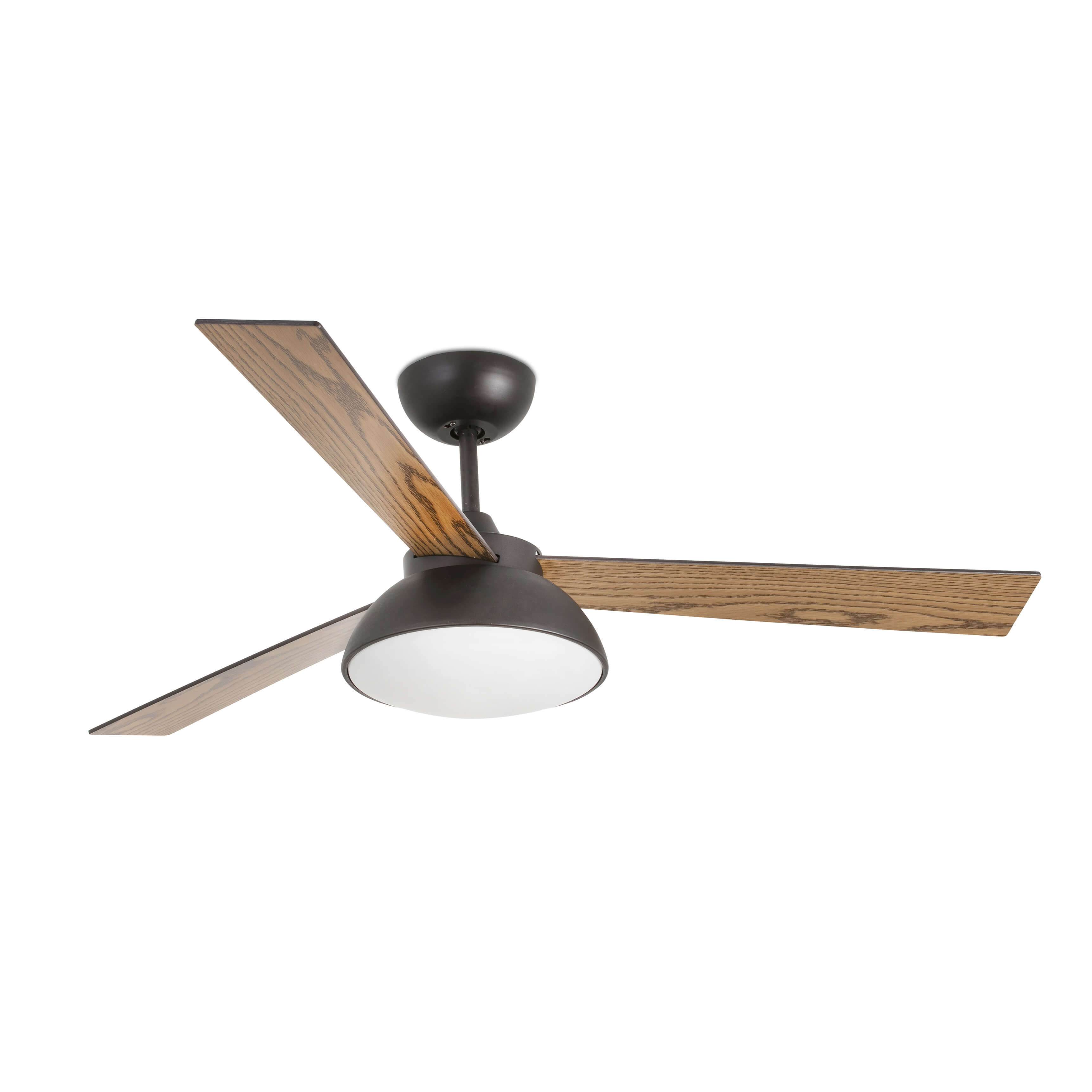 Ventilateur de plafond Ugo 76 cm Hêtre / Graphite avec éclairage et