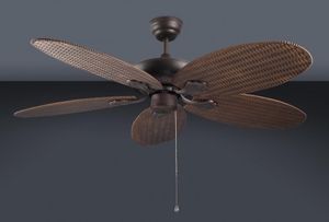 Outdoor ceiling fan Phuket Brown 132cm 