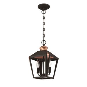 Pendelleuchte Hängelampe Deckenlicht Laterne VALERY Vintage Schwarz