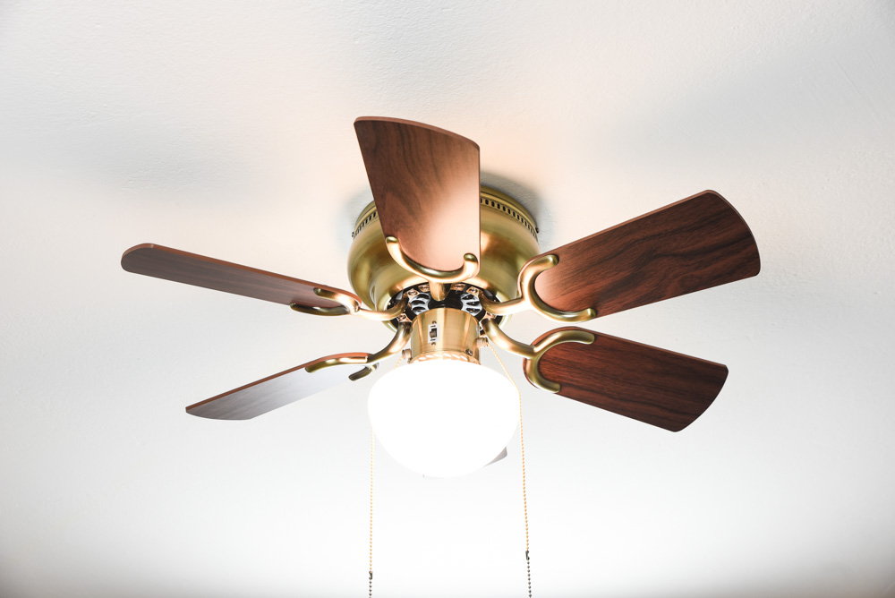 Ceiling Fan Petite Antique Brass With Pull Cord 76 Cm 30 Ceiling Fan Petite Antique Brass With Pull Cord 76 Cm 30
