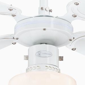 Deckenventilator Portland Ambiance Chrom mit Licht