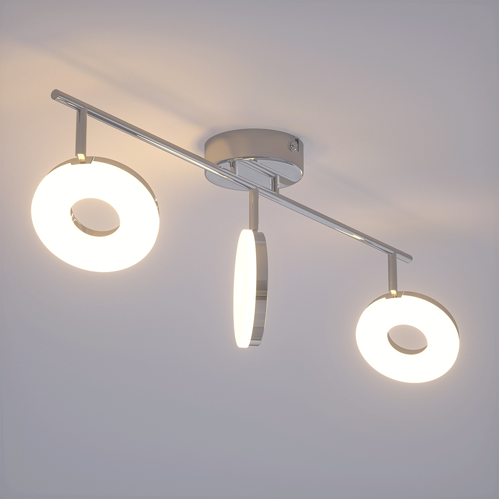 220-240 V Camera Luce per Soggiorno 3 têtes Zoternen corridoio Plafoniera a LED con 3 faretti Base GU10 220-240 V Camera Luce per Soggiorno 3 têtes Zoternen corridoio Plafoniera a LED con 3 faretti Base GU10