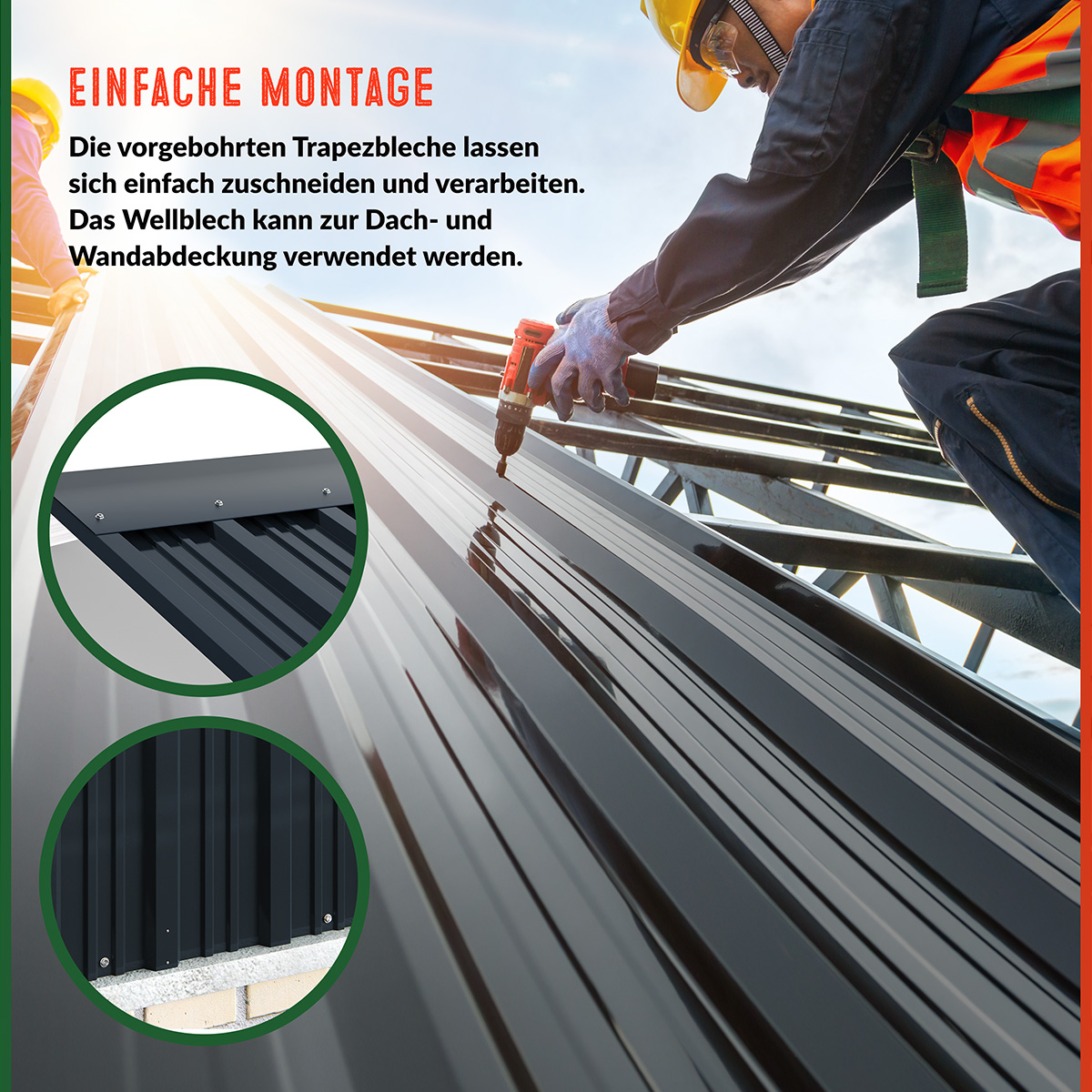Stahltrapezblech Für Dach Und Wand