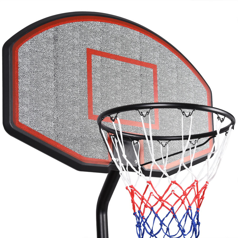 Panier de basket sur pied mobile avec roues Hauteur Deuba Panier de Basket sur Pied Mobile avec Roues Hauteur