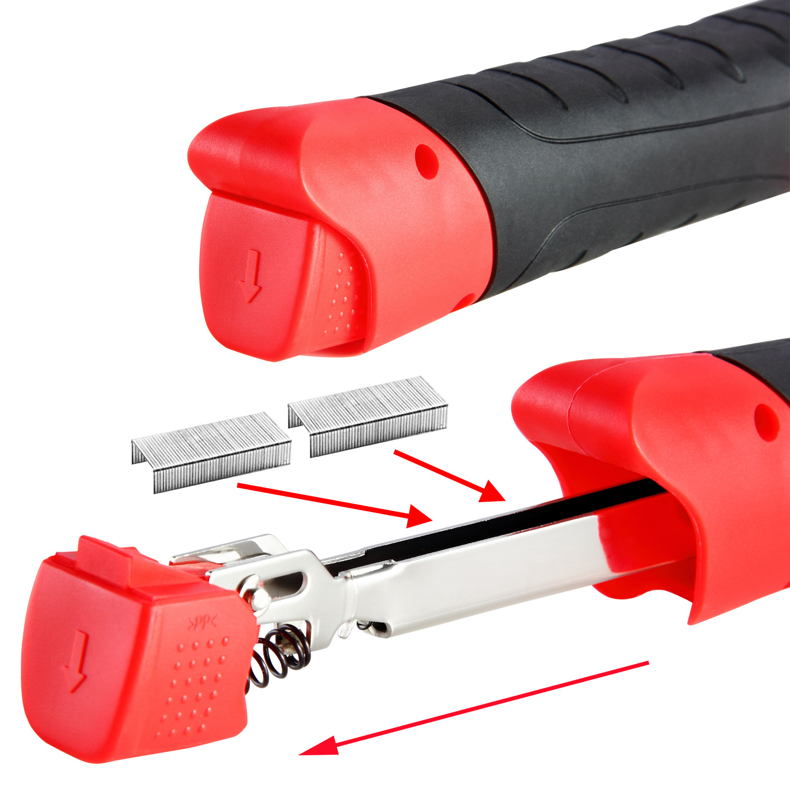 monzana® Heavy Duty Hammer Stapler Tacker Carpeting Upholstery Fitter