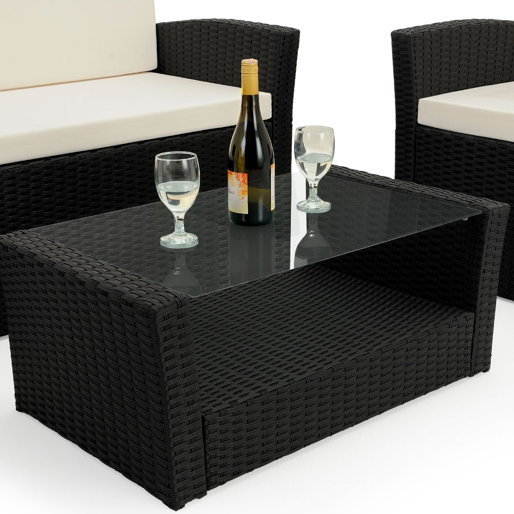 Poly Rattan Lounge Sitzgruppe Garten Sitzgarnitur ...