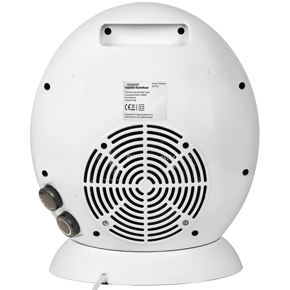 Heizlüfter elektrisch Heizstrahler LED Kamin Heizung Elektroheizer