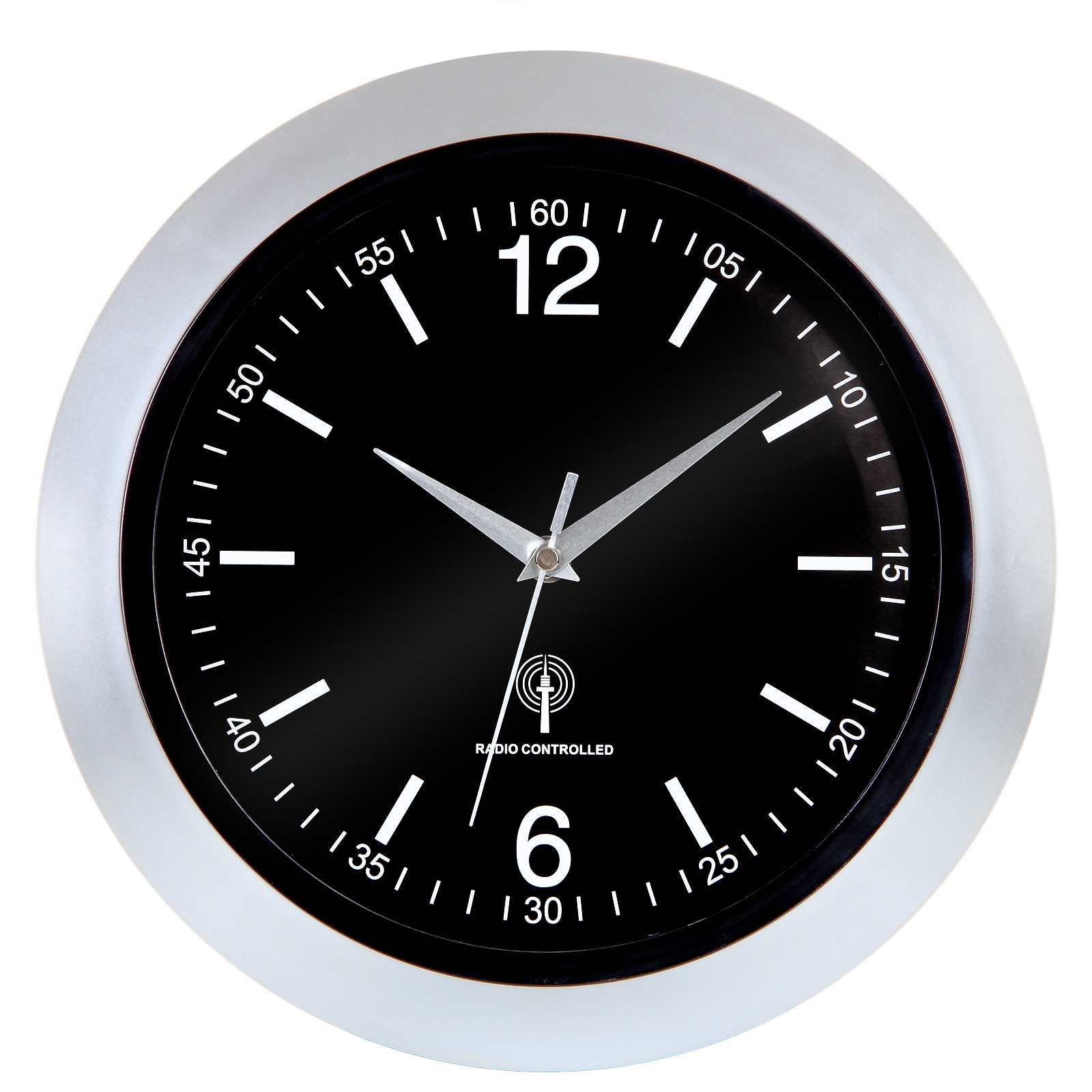 Reloj de pared Controlado por radio silencioso de alta precisión Salón