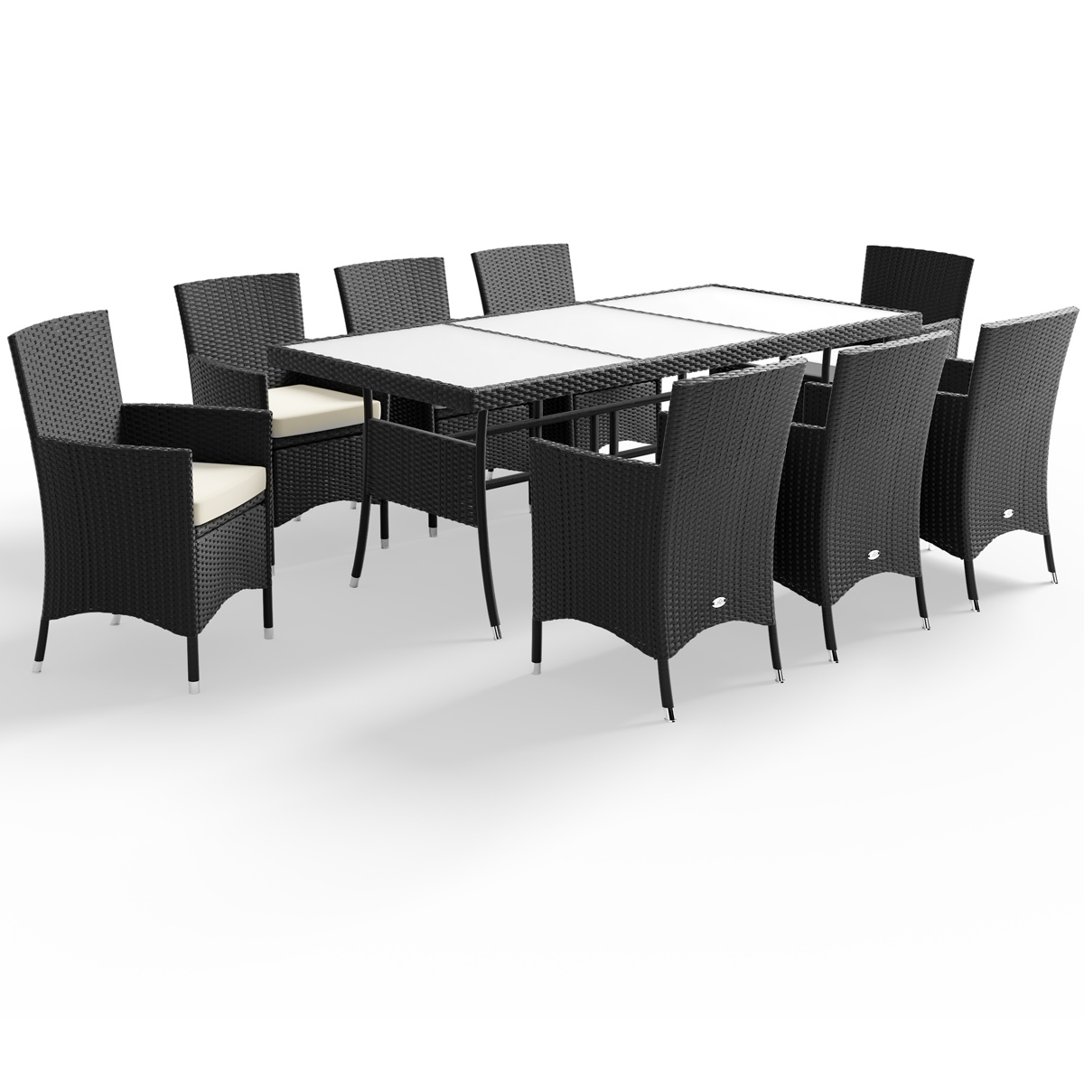Poly Rattan Sitzgruppe Sitzgarnitur Gartenmöbel Lounge ...