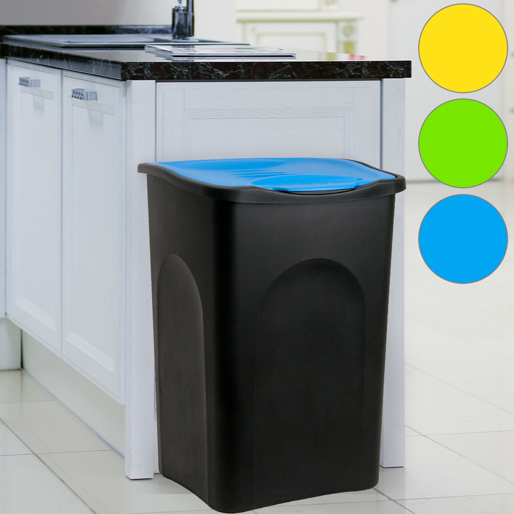 Mülleimer Abfalleimer Müllbehälter 50L Küche Büro Abfallbehälter mit