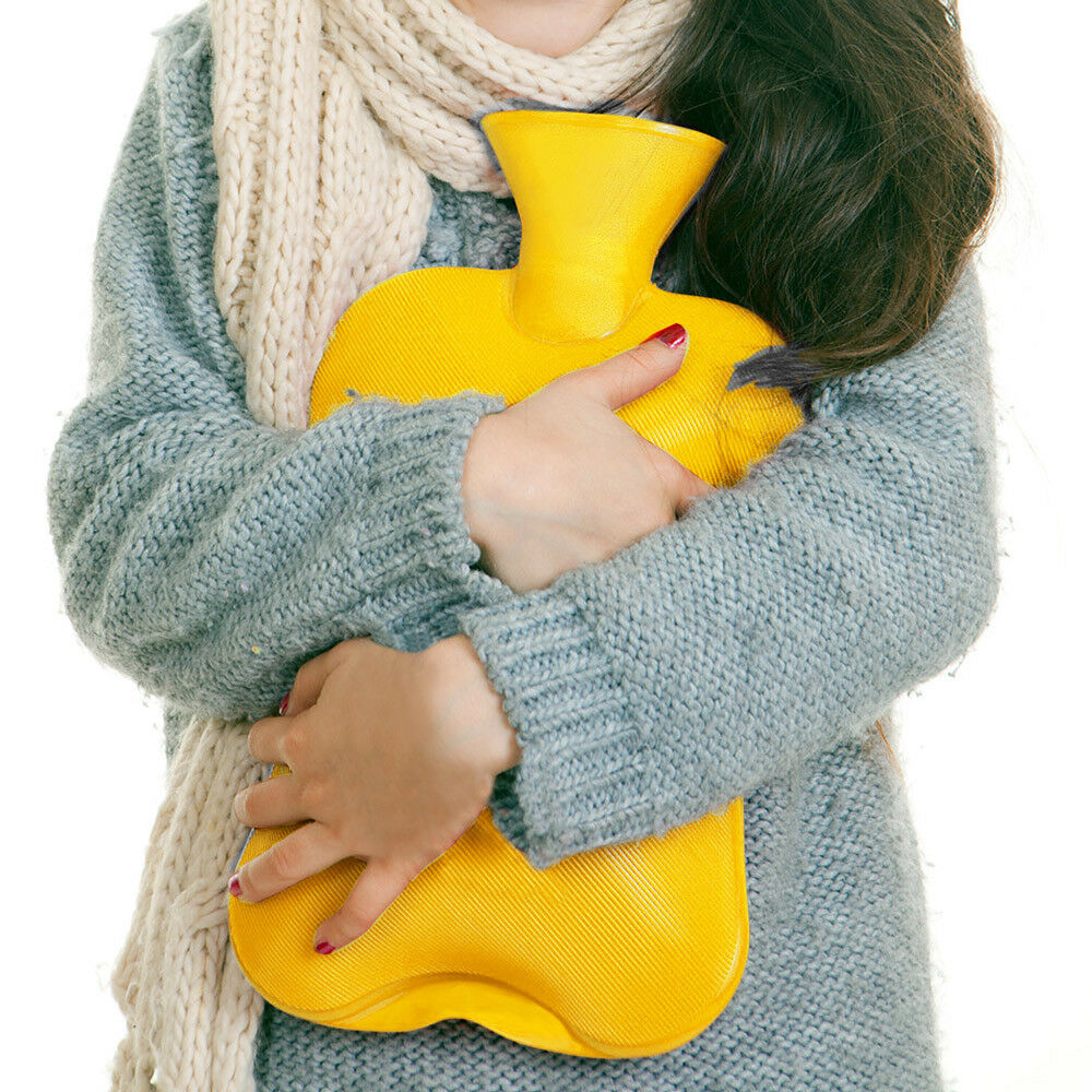 Wärmflasche Bettflasche 2 L Naturgummi Wärmekissen Wärme Flasche