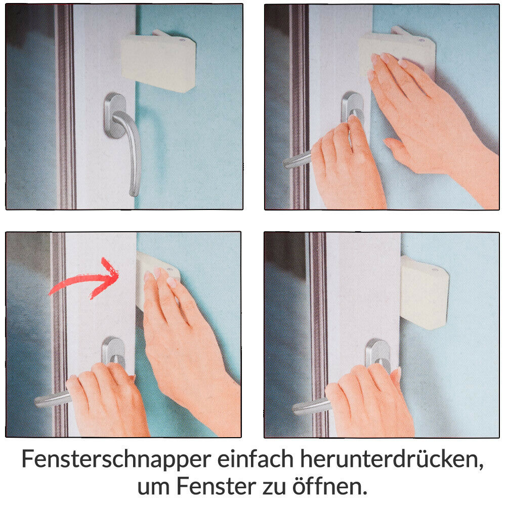 Fenster Schnapper Einbruchschutz Diebstahlschutz Fensterschloss Fenstersicherung Ebay