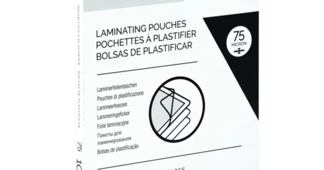 Pochettes Plastification Autocollantes FWEEK - Lot De 75, Format A4 (30x21cm), PVC Transparent, Sans Machine - Protège Photos & Documents
