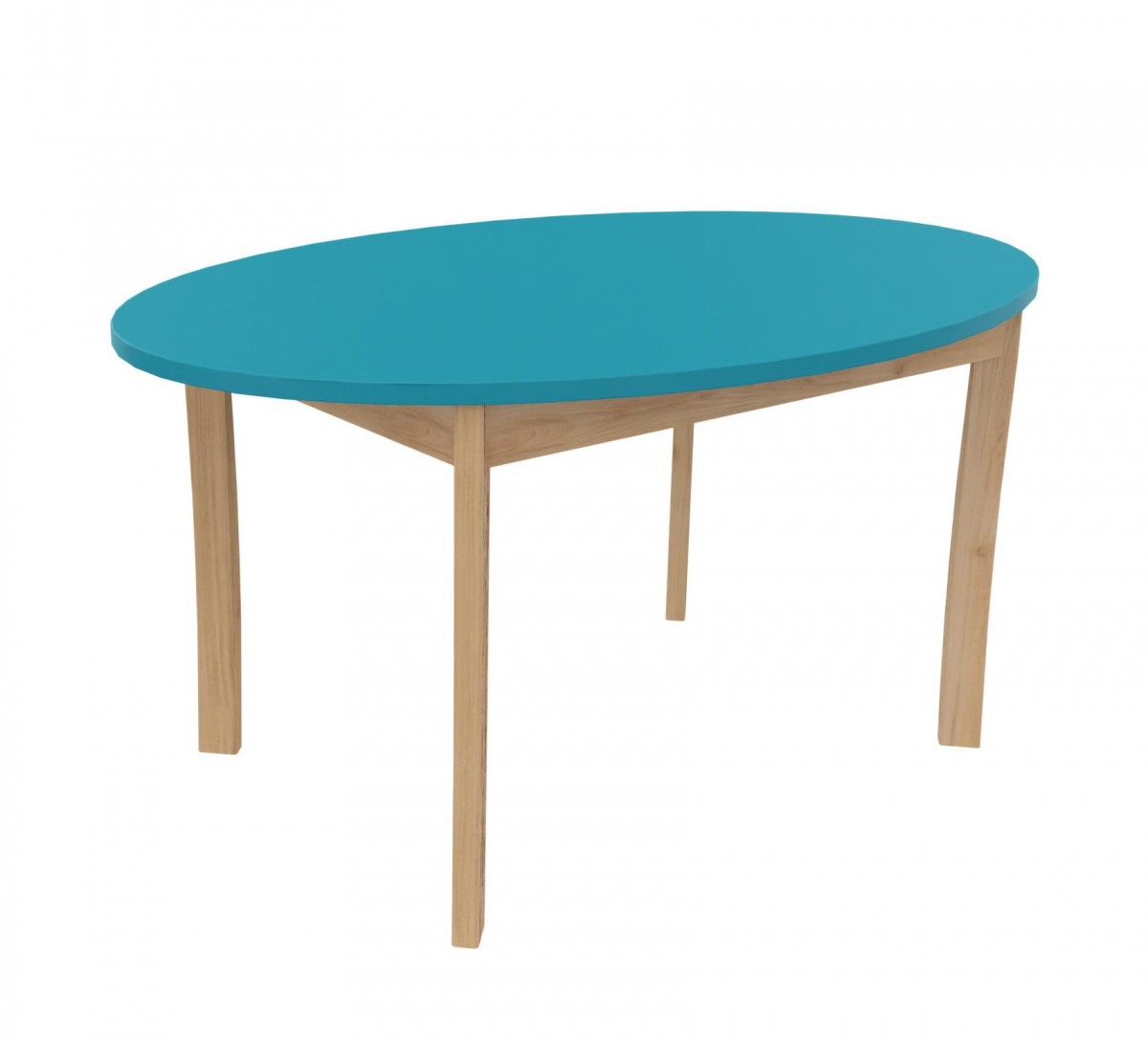 Table Ovale K'Briol colorée, taille 0 à taille 4 Fournicreche.fr