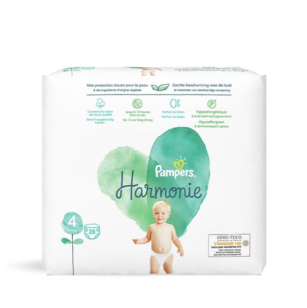 Pampers Harmonie, taille 4, 72 couches Fournicreche.fr