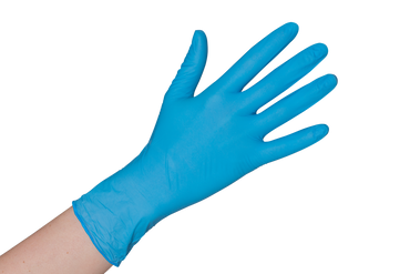 Nitril Blau Einmalhandschuhe puderfrei | EFFICIENT+ | 200 Stück