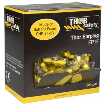 Thor Ohrstöpsel Paarpackung | Premium Gehörschutz Lärmschutz & Komfort | 200 Paar