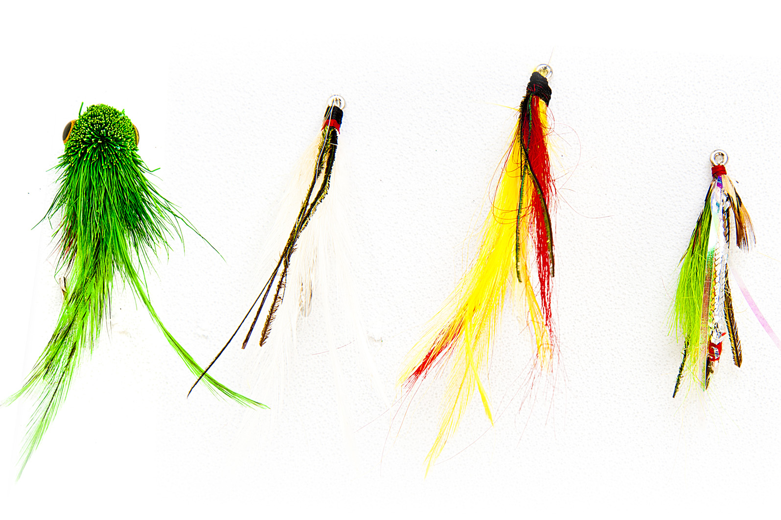 8er Pack Allys Shrimp Gelbe Lachsfliegen Mit Doppelhaken, Jeweils